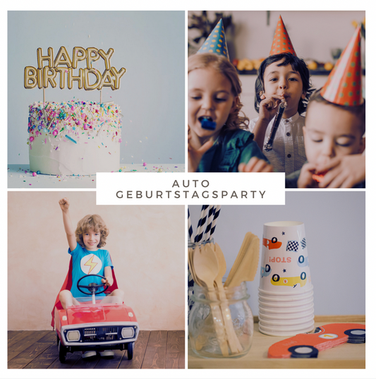 Kindergeburtstag für Auto Fans