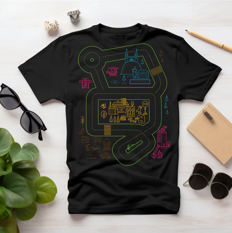 Das Spielshirt in Grau, Weiß und Schwarz