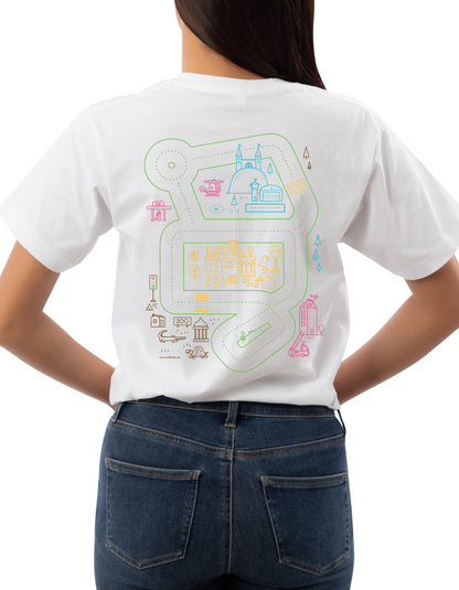 Das Spielshirt in Grau, Weiß und Schwarz