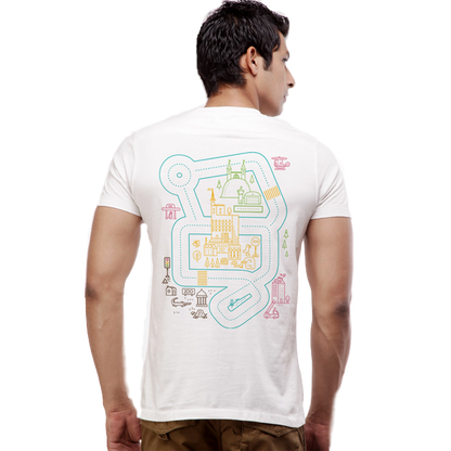 Das Spielshirt in Grau, Weiß und Schwarz