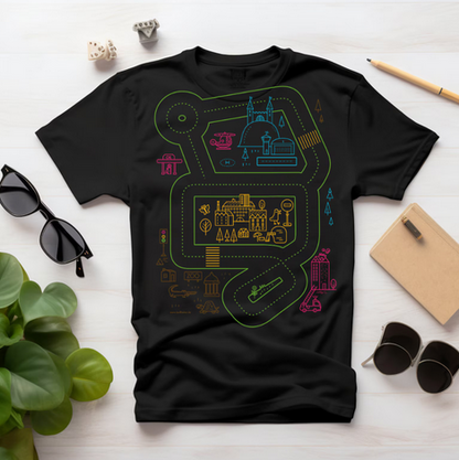 Das Spielshirt in Grau, Weiß und Schwarz